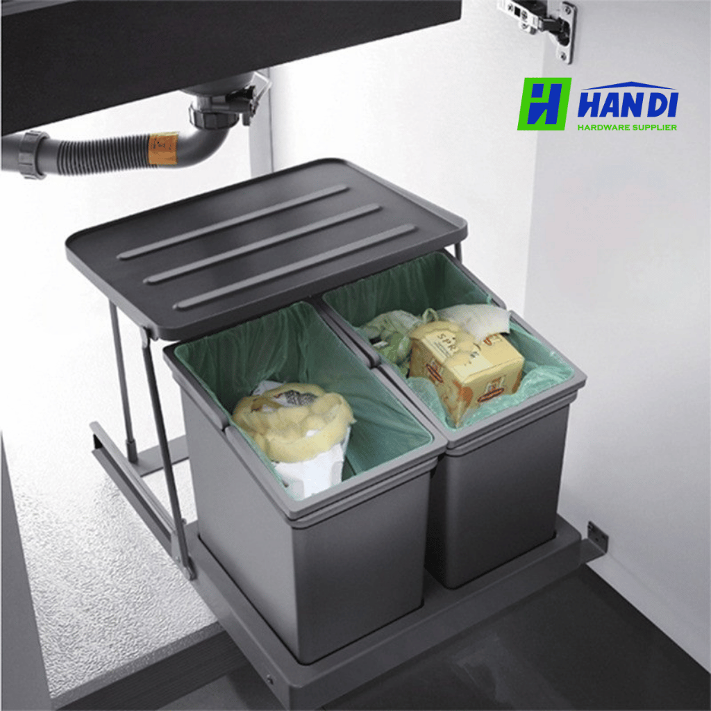 Thùng rác âm tủ cao cấp Eurogold