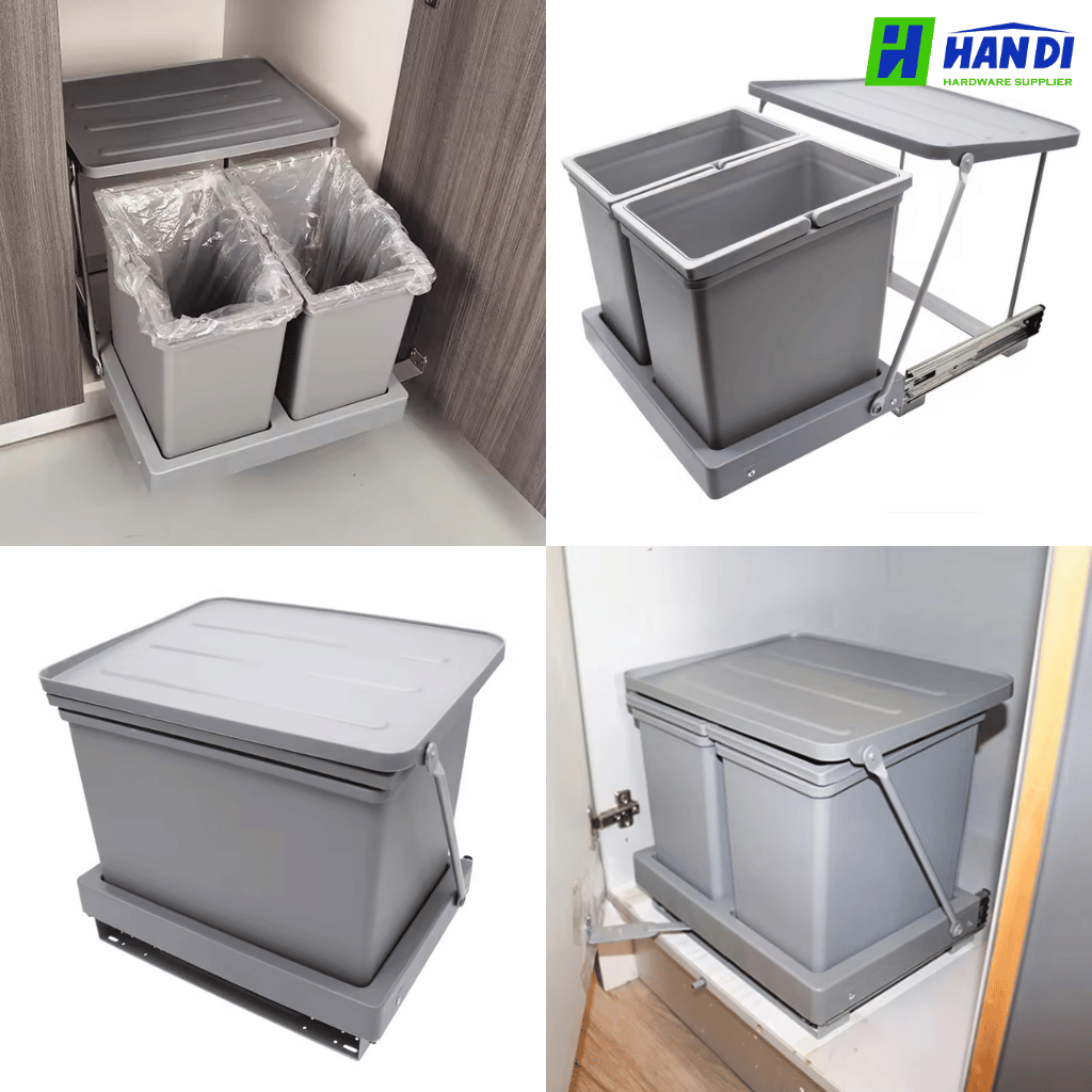 Thùng rác âm tủ cao cấp Eurogold