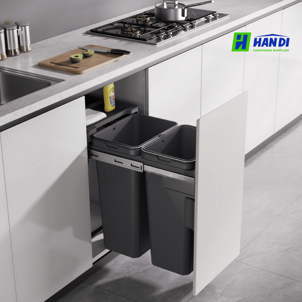 Thùng rác gắn cánh giảm chấn Eurogold