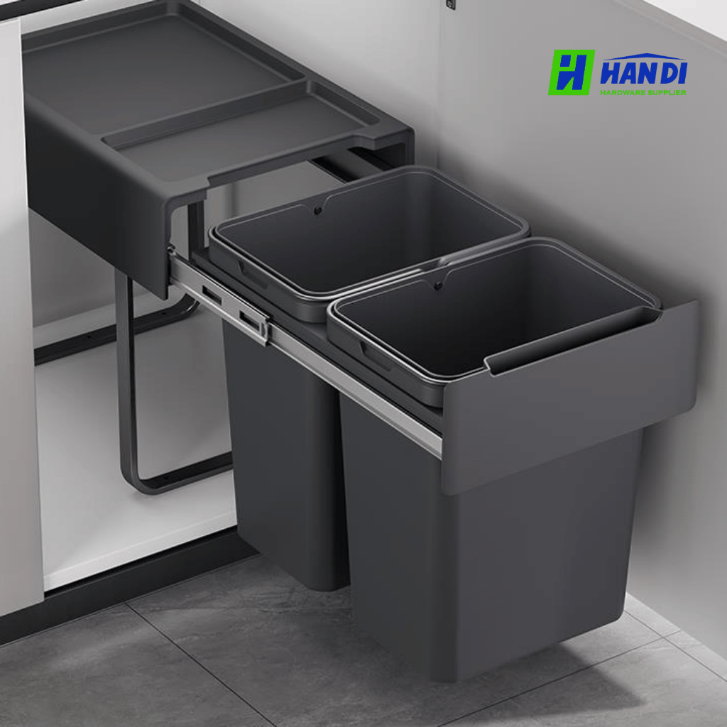 Thùng rác gắn cánh giảm chấn Eurogold