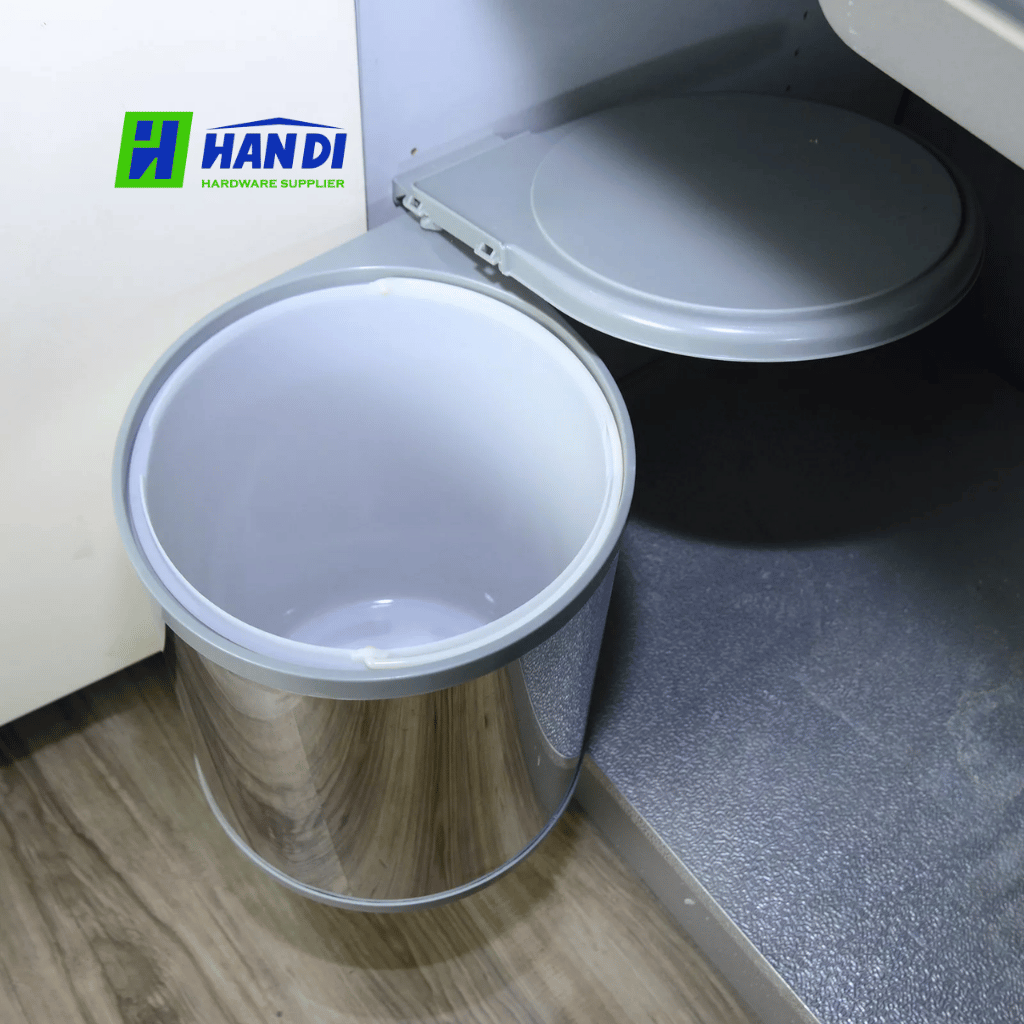 Thùng rác tròn âm tủ Eurogold