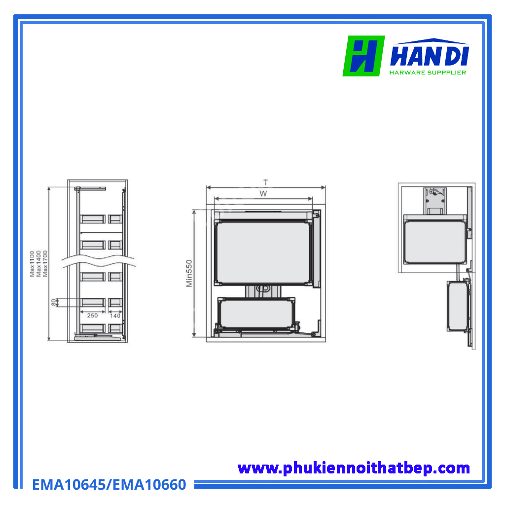 Tủ kho hộp cánh mở Eurogold