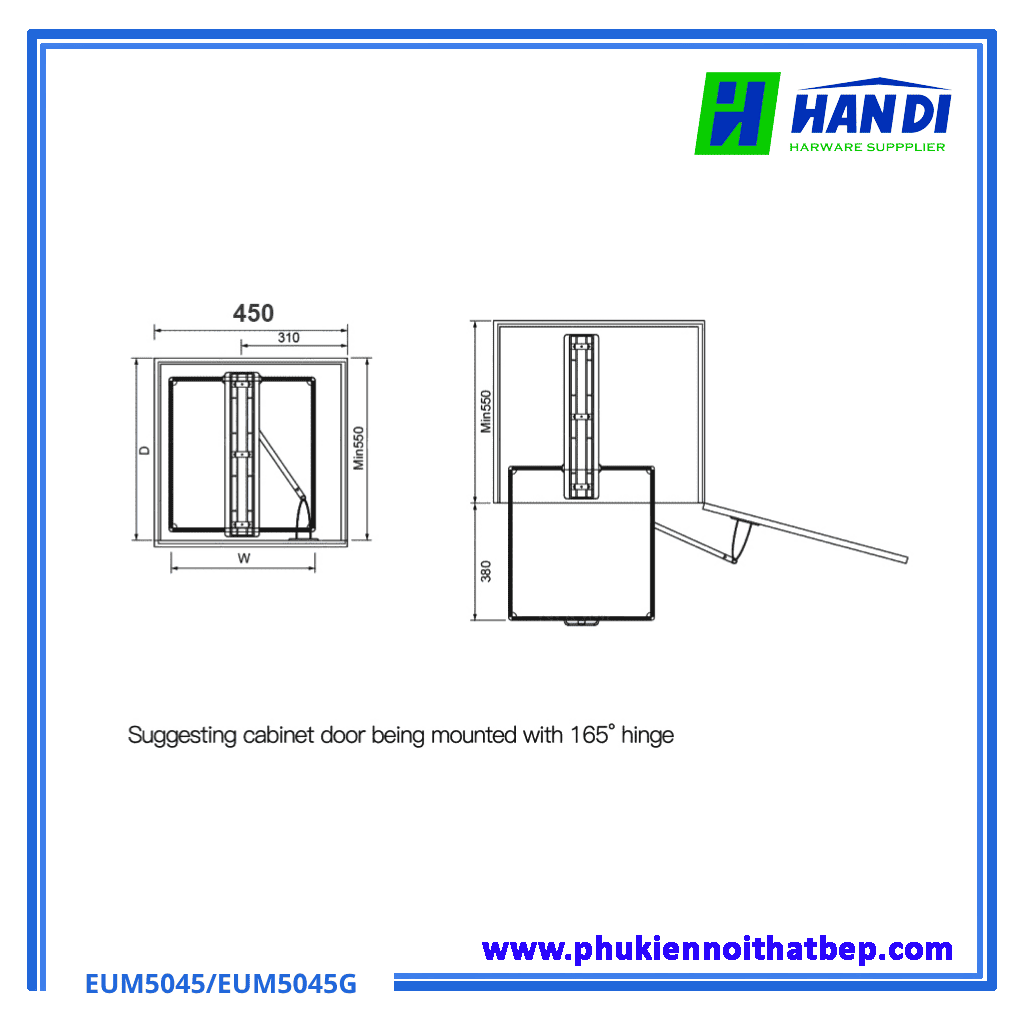 Tủ kho 5 tầng nhôm âm tủ Eurgold