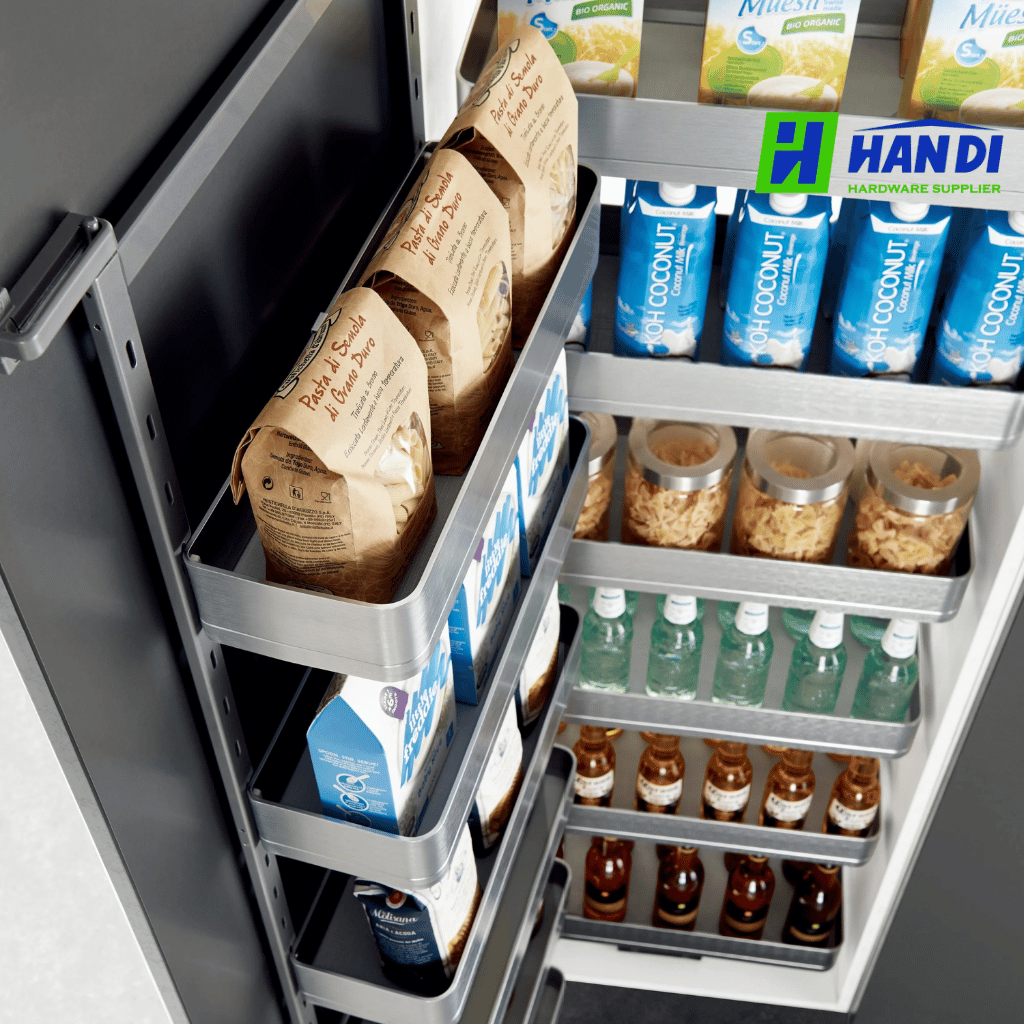 Tủ kho hộp cánh mở phay xước mờ cao cấp Eurogold