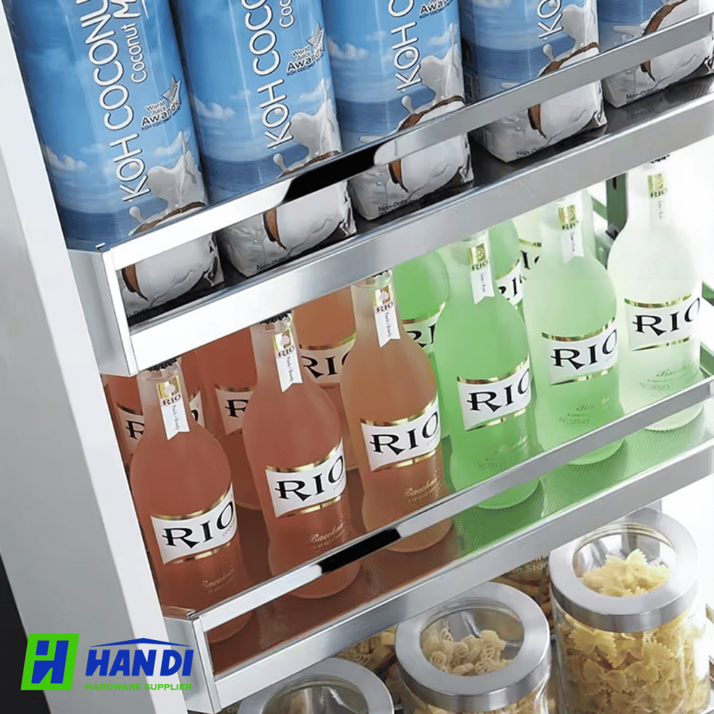 Tủ kho nan dẹt cánh rút mở xoay hai hướng Eurogold