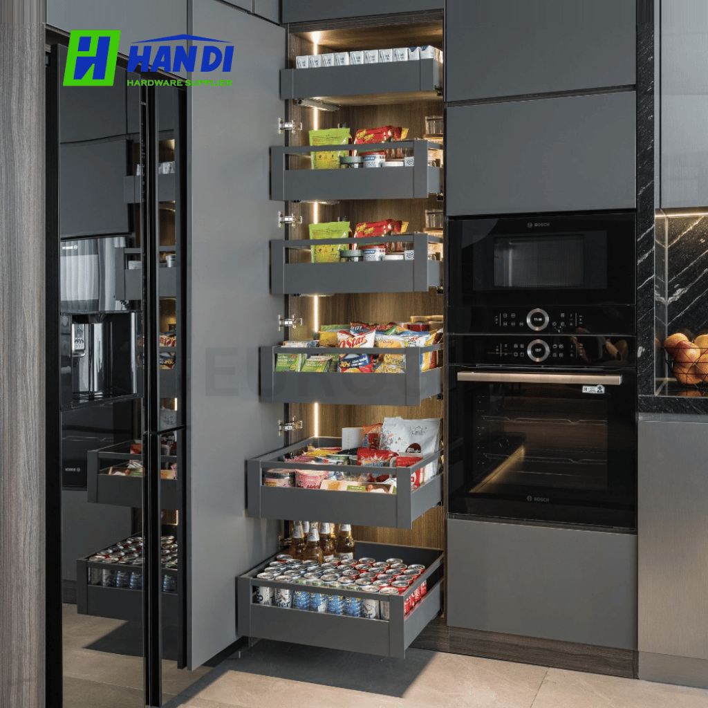 Tủ kho ngăn kéo độc lập màu ghi Eurogold