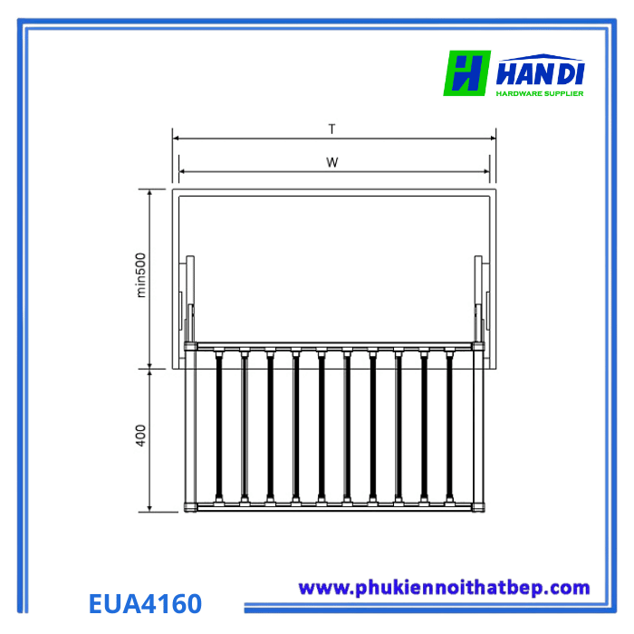 Giá vắt quần âu Eurogold EUA4160