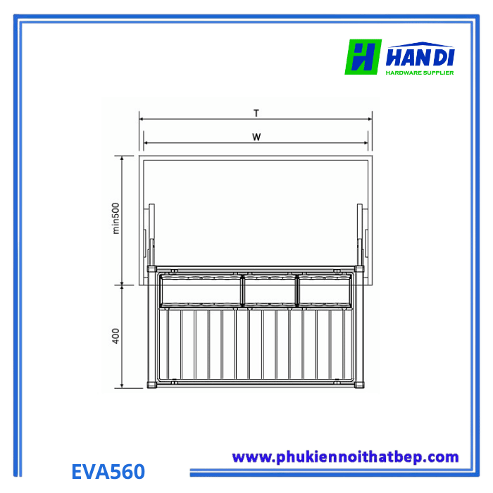 Giá vắt quần âu Eurogold EVA560