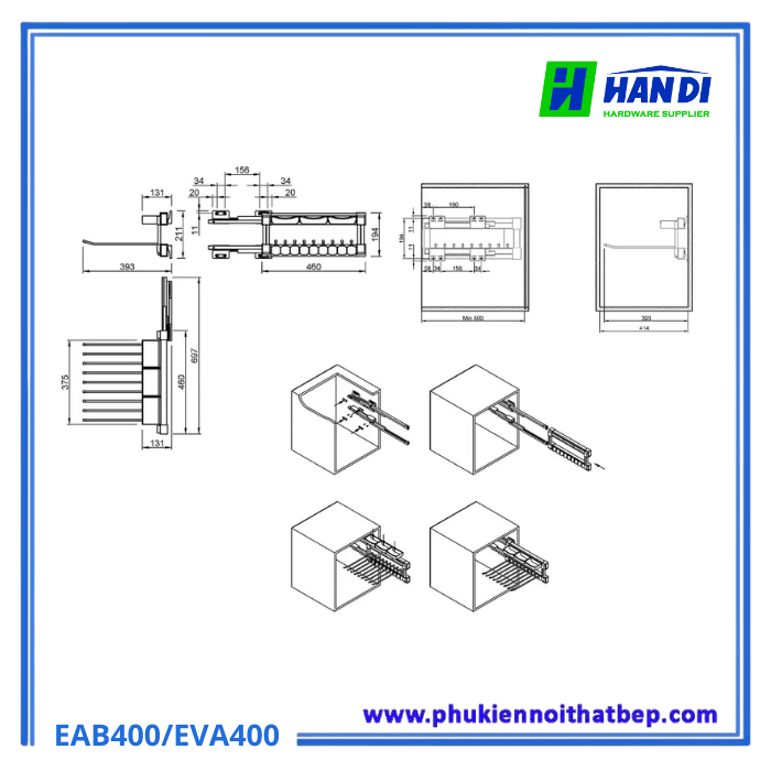 giá mắc quần Eurogold EAB400