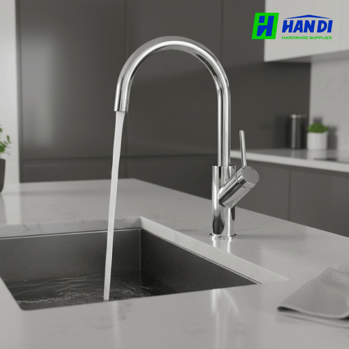 Vòi rửa bát nóng lạnh Eurogold EUF033C