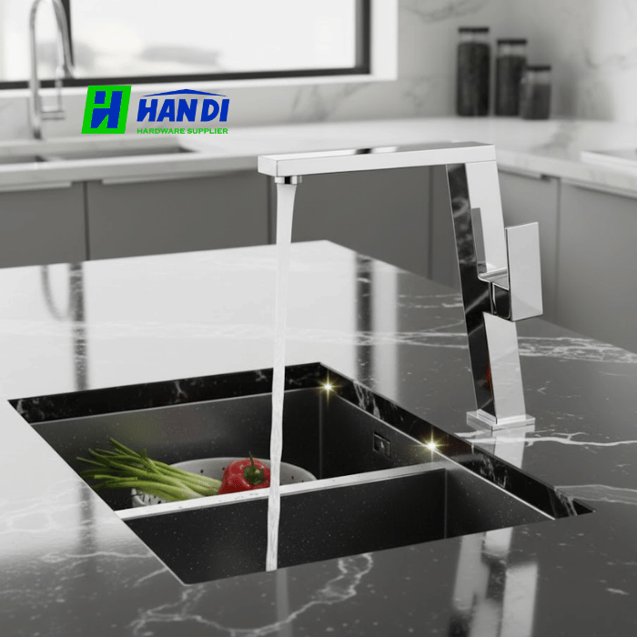 Vòi Rửa Bát Nóng Lạnh Eurogold EUF128BR