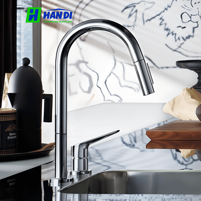 Vòi rửa bát đơn nóng lạnh Eurogold EUF505CR