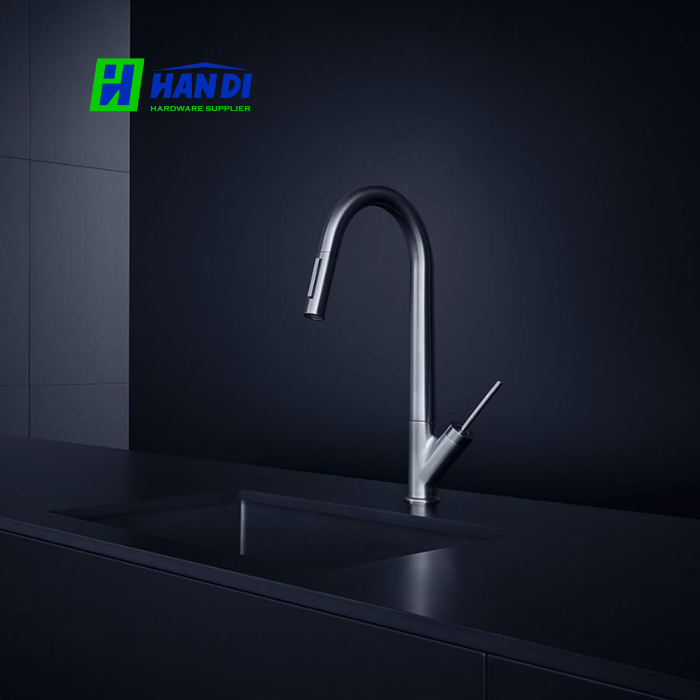 Vòi rửa bát dây rút Eurogold EUF510CR