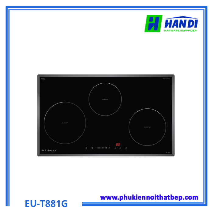Bếp điện từ 3 vùng nấu EUROSUN EU-T881G