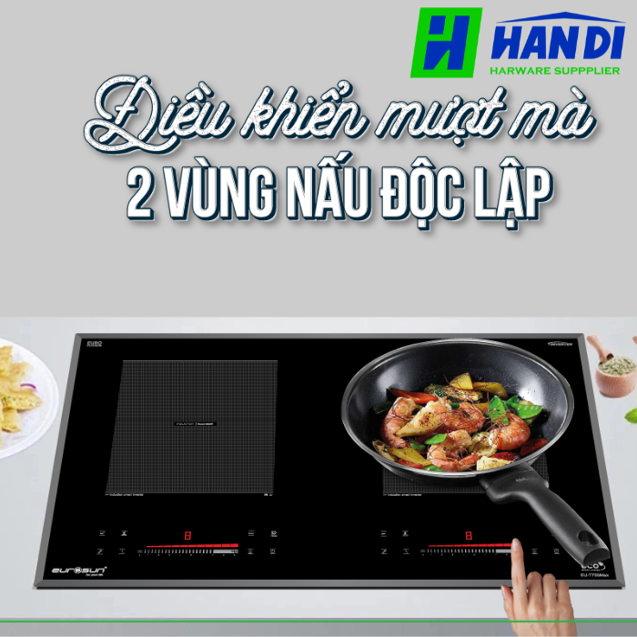 Bếp từ 2 vùng nấu EUROSUN EU-T755XPro