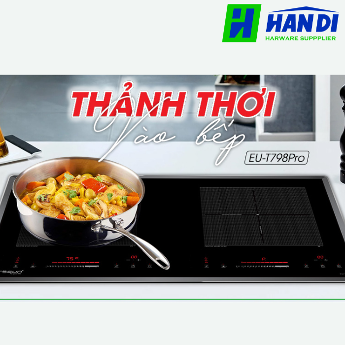 Bếp từ 2 vùng nấu EUROSUN EU-T715Pro