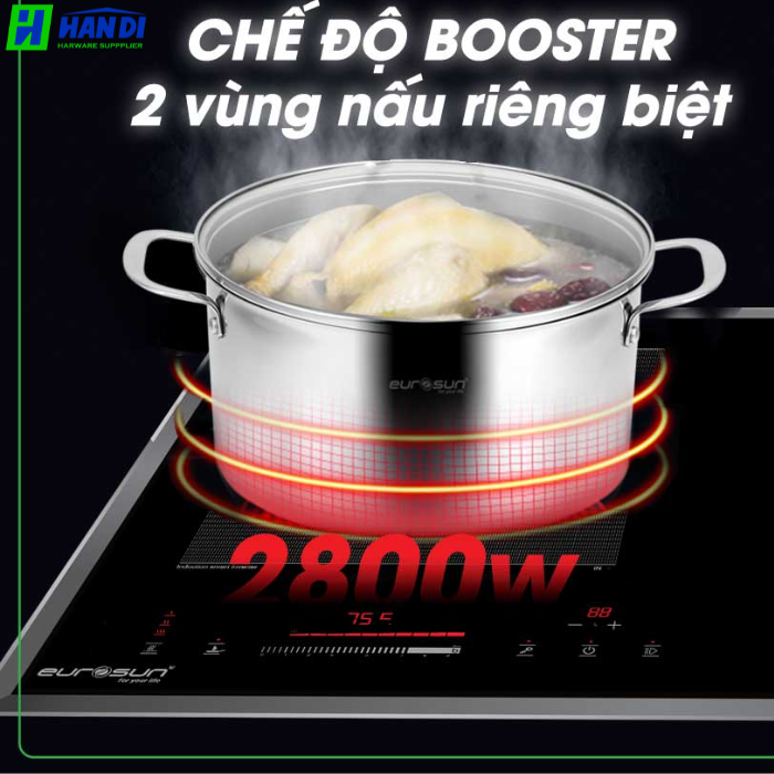 Bếp từ 2 vùng nấu EUROSUN EU-T786Nano