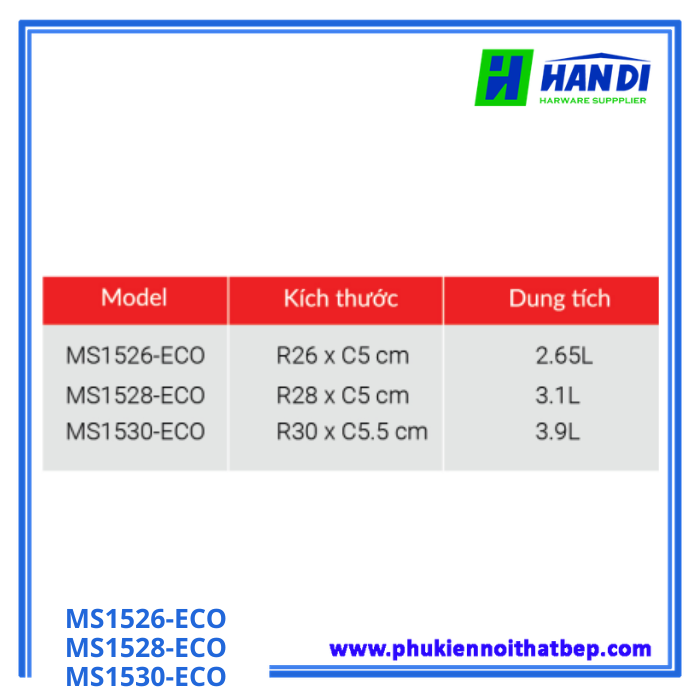 Chảo chống dính inox 304 EUROSUN MS1526-ECO