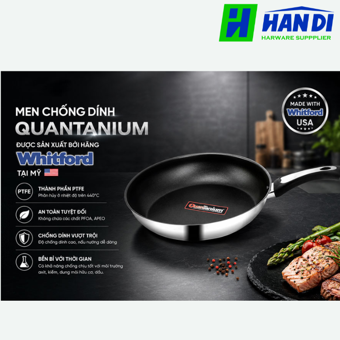 Chảo chống dính inox 304 EUROSUN MS1526-ECO