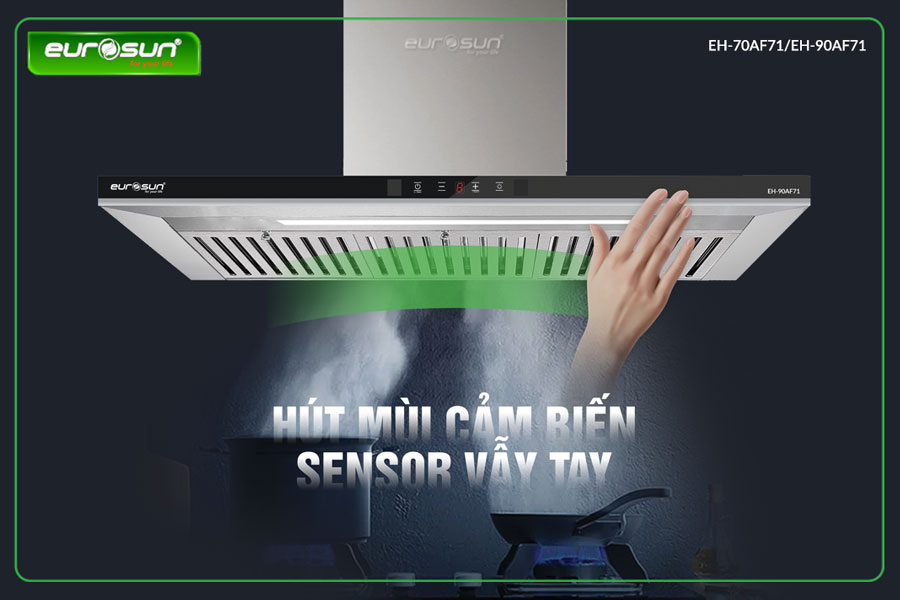 Máy hút mùi gắn tường Eurosun EH-90AF71