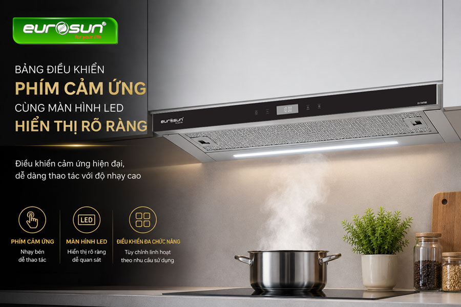 Máy hút mùi âm tủ Eurosun EH-70AF86B/EH-70AF86SB