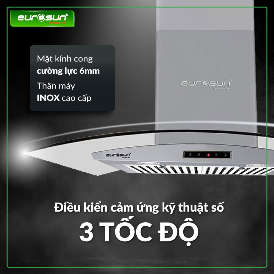 Máy hút mùi gắn tường Eurosun EH-70K26S
