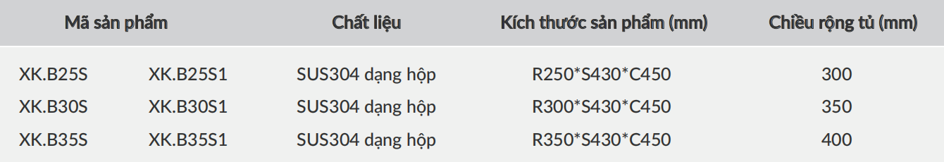 Giá Đựng Gia Vị Dao Thớt GRANDX XK.B25S, XK.B30S, XK.B35S