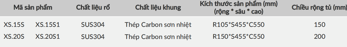 Giá đựng gia vị nan dẹt GRANDX XS.15S, XS.20S