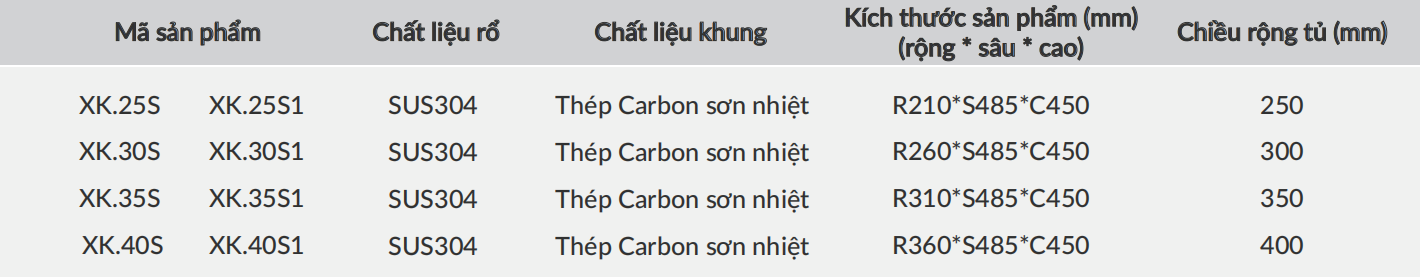 Giá đựng gia vị dao thớt GRANDX XK.25/ 30/ 35/ 40S