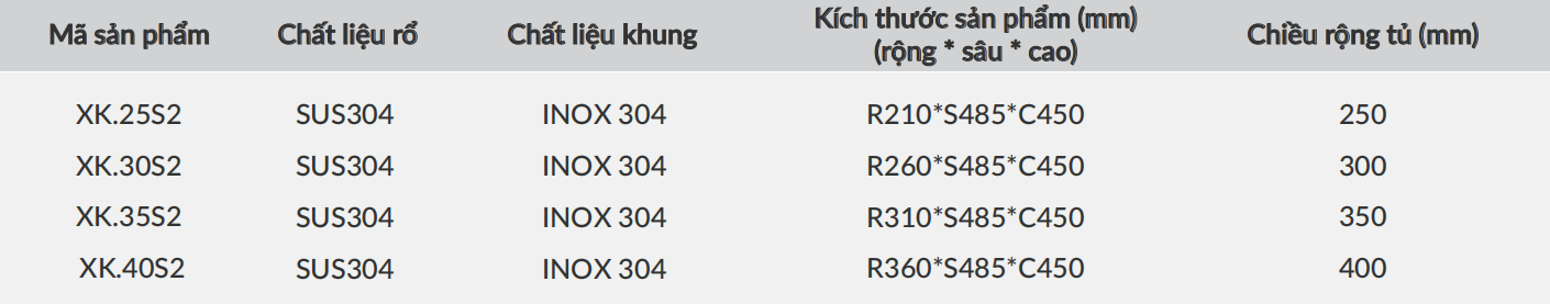 Giá đựng gia vị dao thớt GRANDX XK.25/ 30/ 35/ 40S2