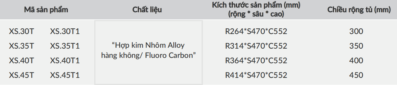 Giá đựng gia vị GRANDX XS.30T, XS.35T