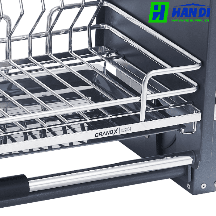 Giá bát đĩa nâng hạ nan Oval GRANDX XL.60/ 70/ 80/ 90M