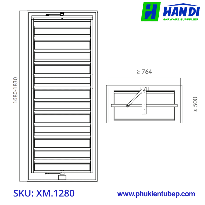 Kệ để giày 12 tầng xoay 360º GRANDX XM.1280