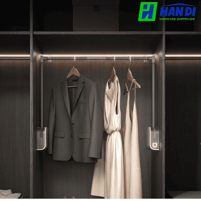 Giá nâng hạ cơ treo quần áo GRANDX XM.15-Luxury