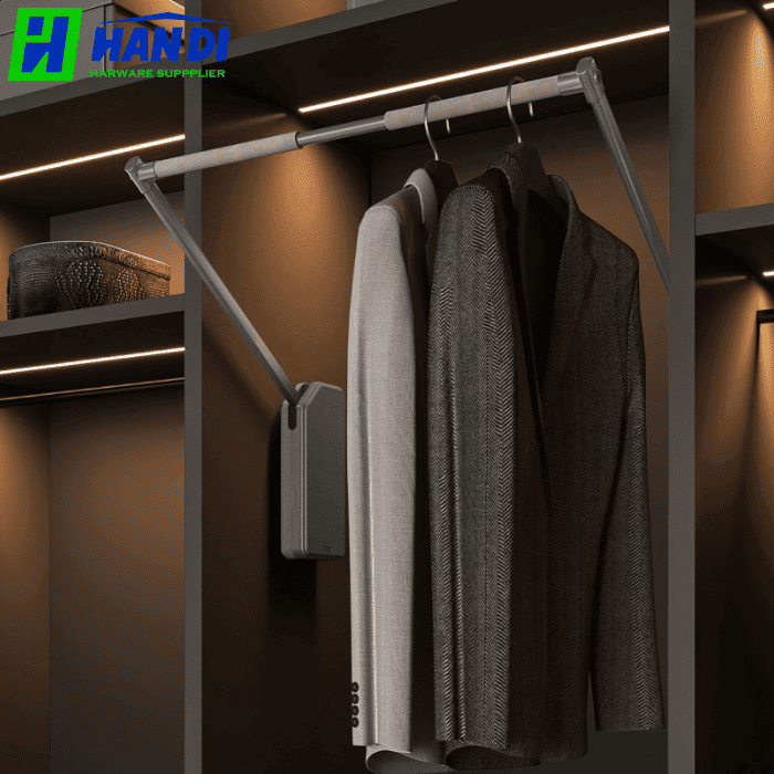 Giá Nâng Hạ Điện Treo Quần Áo GRANDX XM.15E