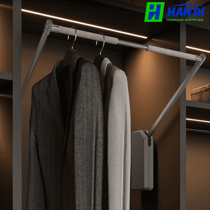 Giá Nâng Hạ Điện Treo Quần Áo GRANDX XM.15E