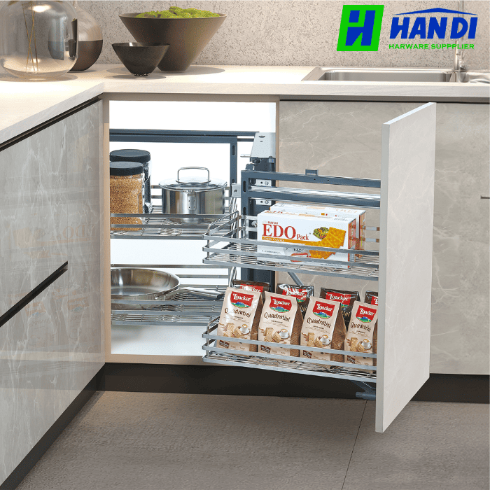 Kệ Góc Liên Hoàn Nan Dẹt GRANDX XMC.45S L/R