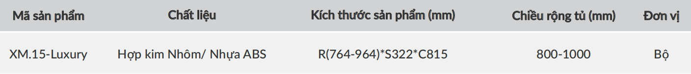 Giá nâng hạ cơ treo quần áo GRANDX XM.15-Luxury