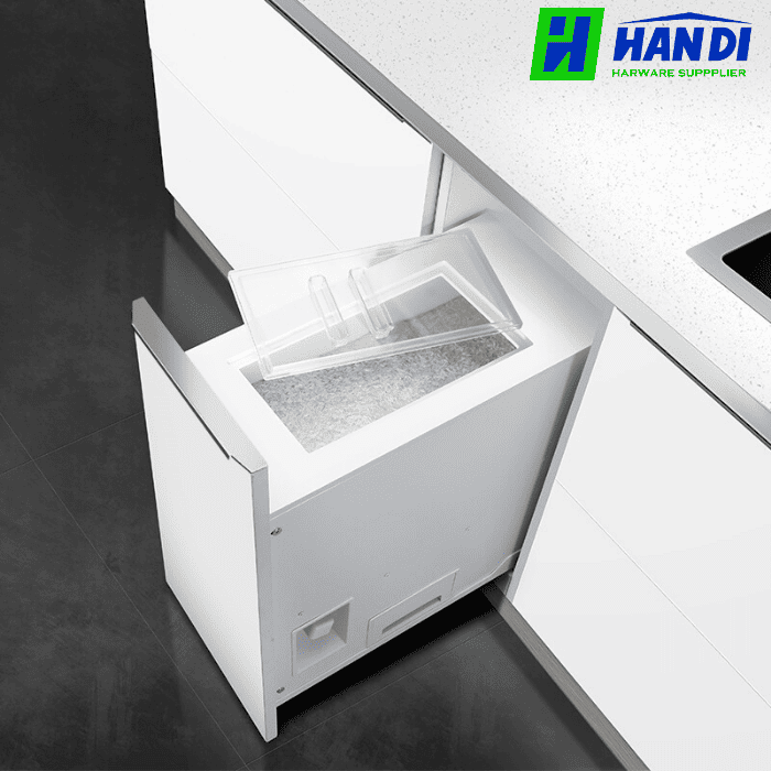 Thùng Gạo Âm Tủ Cánh Kéo GRANDX XR.P26