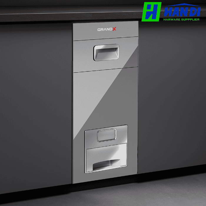 Thùng Gạo Mặt Kính Nút Nhấn GRANDX XR.G302M