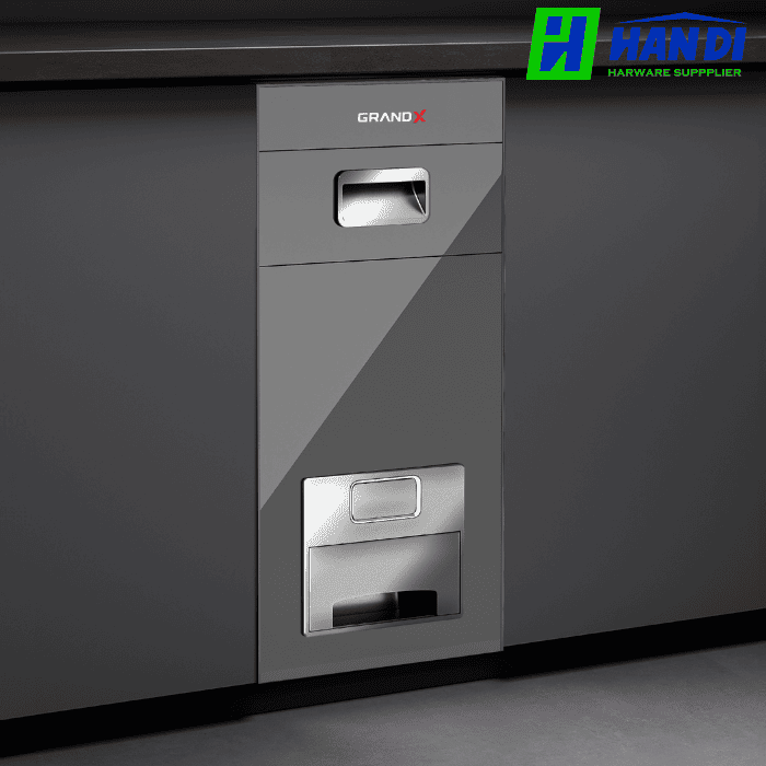 Thùng Gạo Mặt Kính Nút Nhấn GRANDX XR.G302G