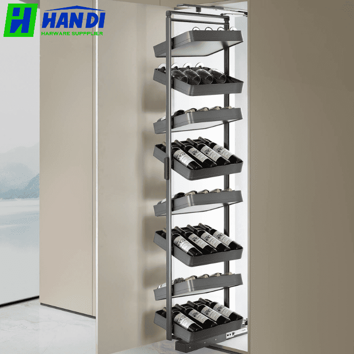 Tủ rượu vang xoay 8 tầng GRANDX XW.600T