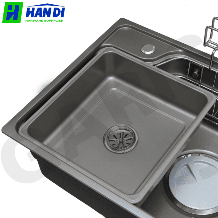 Chậu rửa 1 hố to phủ nano GARIS GS11.78