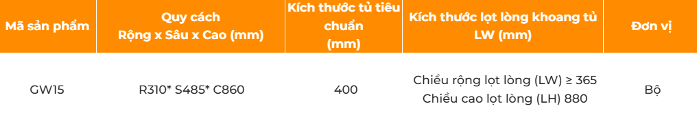 Giá để đồ đa năng 3 tầng GARIS GW15