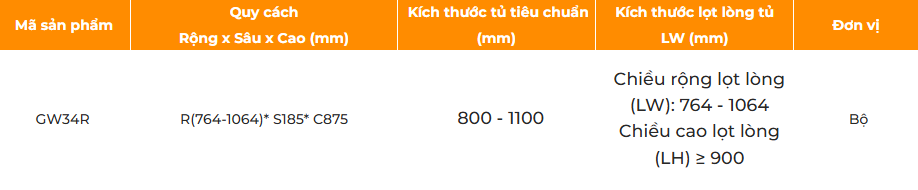 Suốt nâng hạ treo quần áo cơ GARIS GW34R