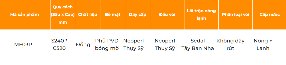 Vòi rửa cao cấp bóng mờ GARIS MF03P