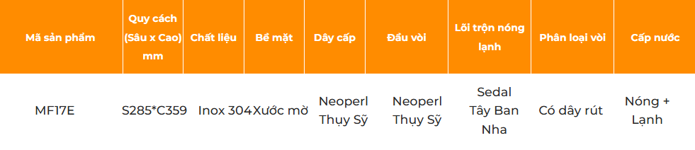 Vòi rửa cao cấp xước mờ GARIS MF17E