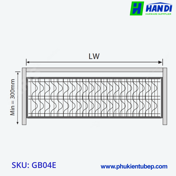 Giá bát đĩa cố định hai tầng GARIS GB04.60E, GB04.70E, GB04.80E, GB04.90E