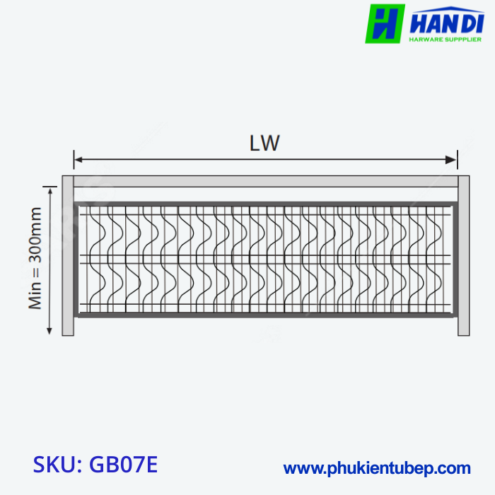 Giá bát đĩa cố định 3 tầng GARIS GB07.80E, GB07.90E