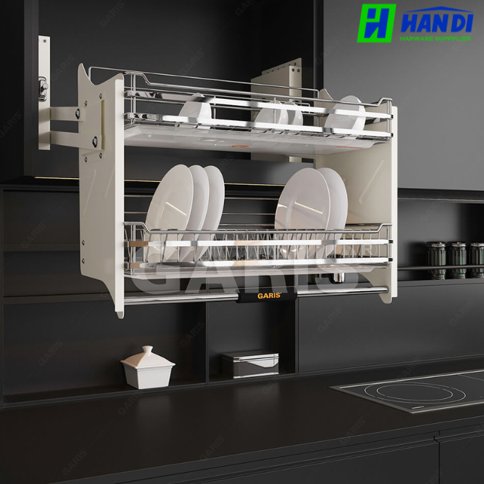 Giá bát đĩa nâng hạ cơ, nan dẹt GARIS GL06.60E, GL06.70E, GL06.80E, GL06.90E